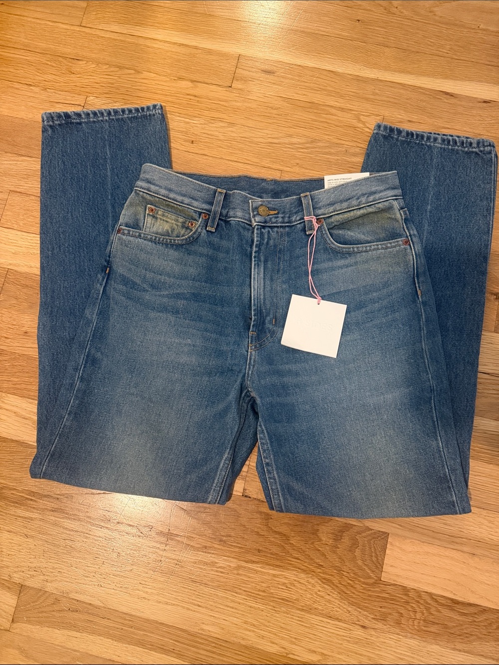 The B Sides Arts Mid Straight jean